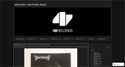 Desktop Screenshot of 4ibrecords.com